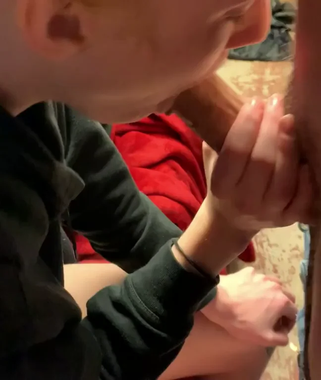 This Redhead loves sucking dick