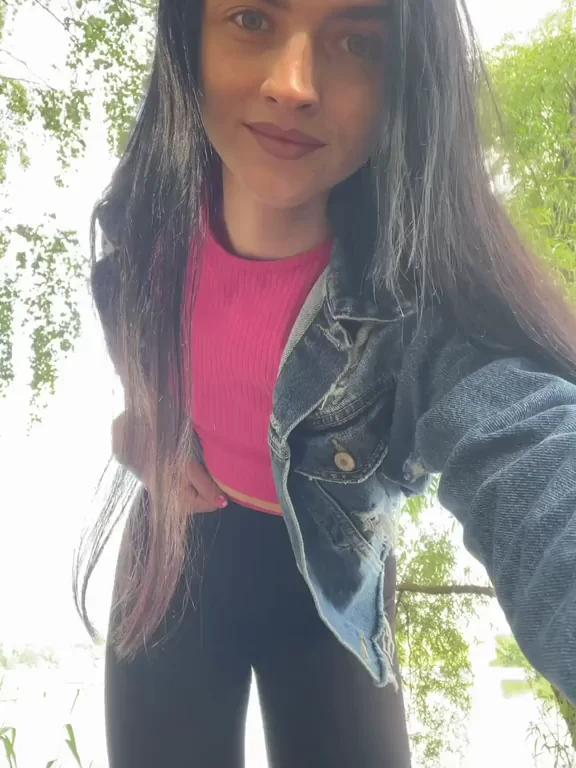 Daddy, Bathe My Petite Tease Body Outdoors