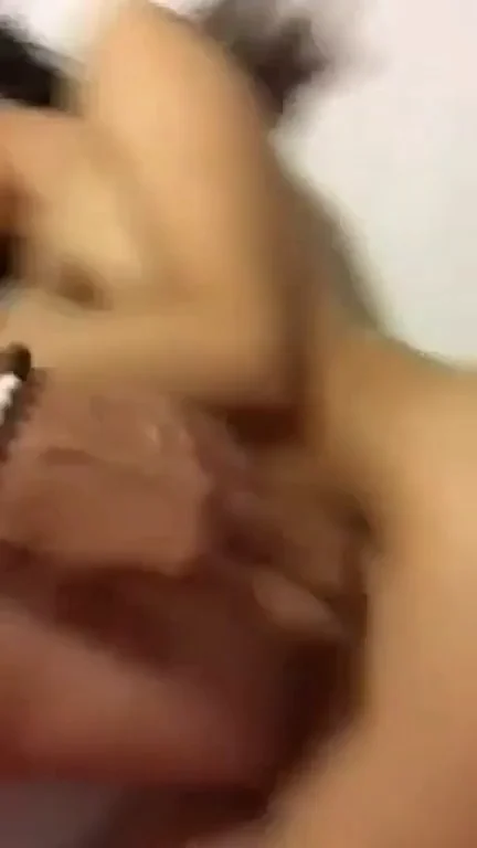 Mystery Latina Babe Worships Thick Cock Closeup