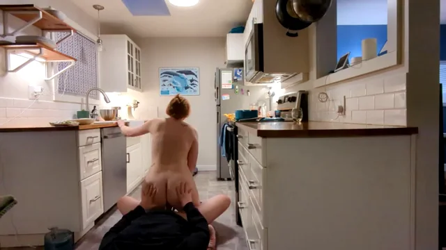 We wanted to fuck while dinner was cooking. I didn't expect to end up on the floor...but there we were.