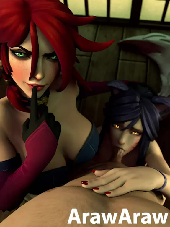 MF and Ahri Threesome (ArawAraw)
