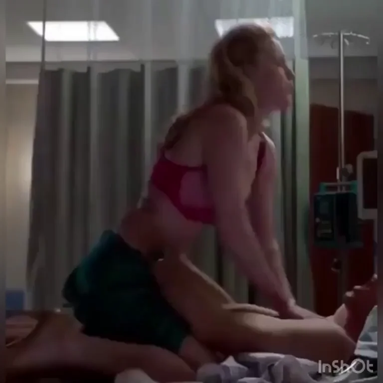 Betty Gilpin's Nurse Jackie Tease: Red Lingerie Curves & Thigh-Spreading Hospital Heat