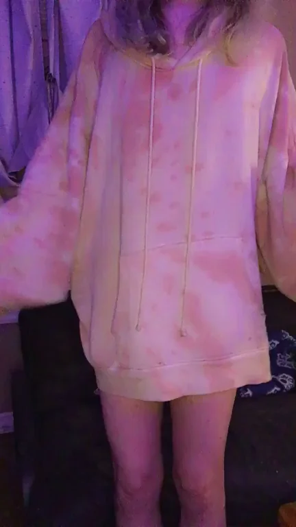 Peek Under My Tie-Dye Hoodie? 😈🍆 Trans Tease Reveal