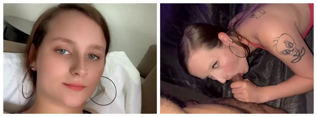 Barely Legal Slut Begs: 'Your Dick Tastes Better in My Mouth' 😈🍆💦