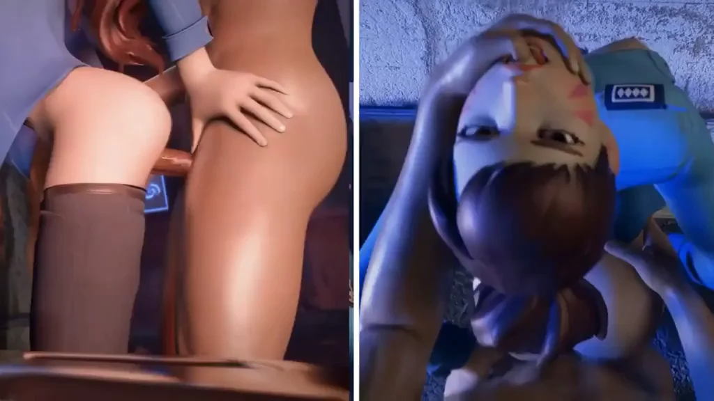 D.Va Cop Gets Her Tight Holes Pounded in Patrol Car Mayhem (Xordel)