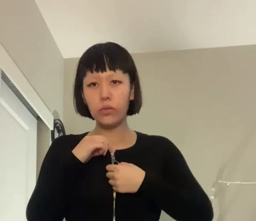 Egirl's Tiny Pierced Tits Tease: Love Small Boobs?