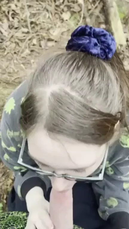 when he asks, you can't just say no, even on a walk in the woods