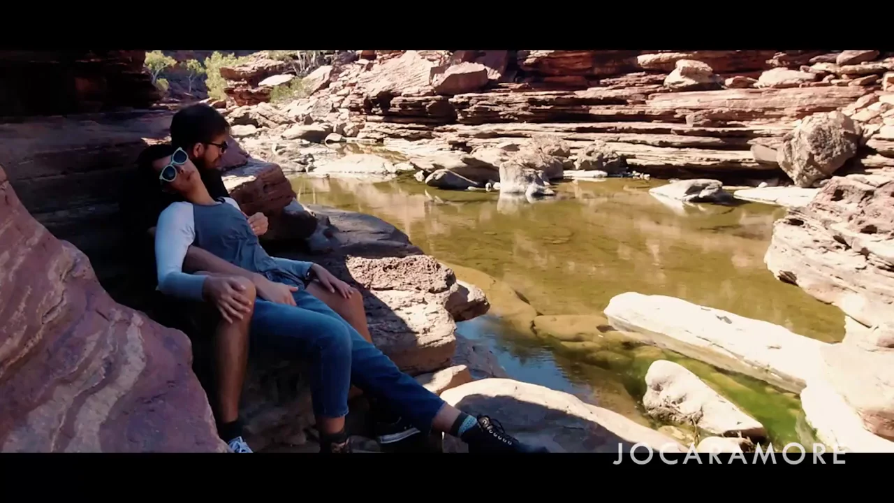 Teaser for our outdoor nature video in a small canyon we found on a hike.