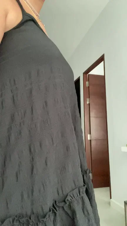 Cute Latina Teen Bends Over, Flashing Her Juicy Wet Pussy and Ass