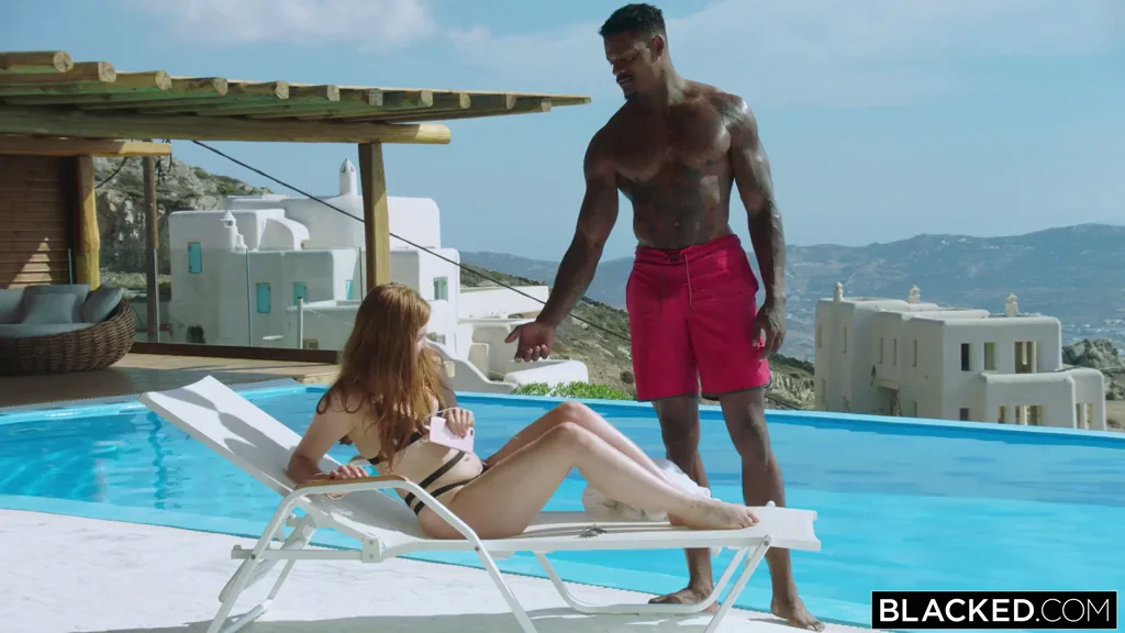 🔥 Jia Lissa's Rough Poolside Pound by Hung Black Stud 💦