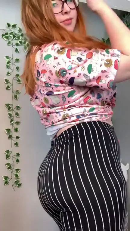 🔥 Redhead Hottie Teases: Love My New Thong Ass Outfit? 🍑💋