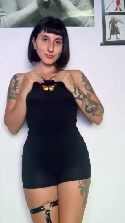 I know Im not naked, but I love how my curves look in this outfit