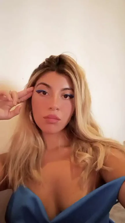 Bored Blonde Bombshell Teases with Slutty Curves & Finger Guns 🔥