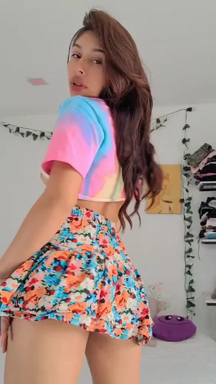 flower skirt