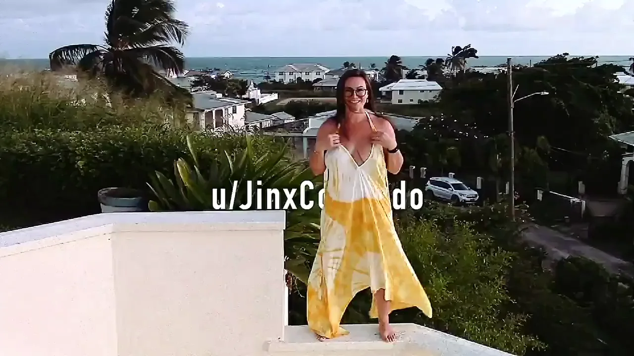Island Slut Wife's Big Tit Tease 🌴🍈🍈