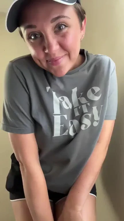 Errand Run Titty Drop: Comfy Tee Hike for Slutty Reveal!