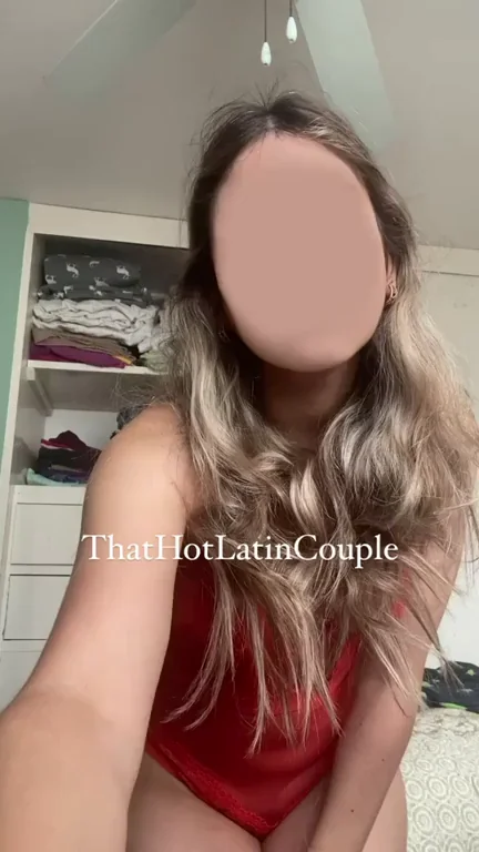 Latina Hotwife Teases in Red Lace: Strip Me or Leave It On, Papi?