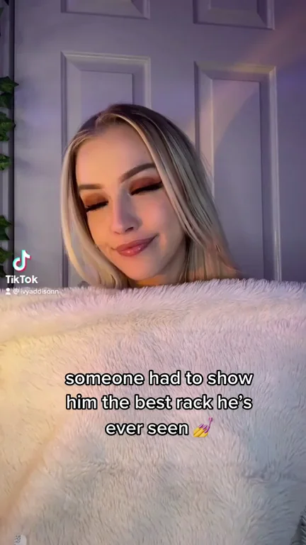 18YO TikTok Slut Flaunts Massive Tits for Her Guy