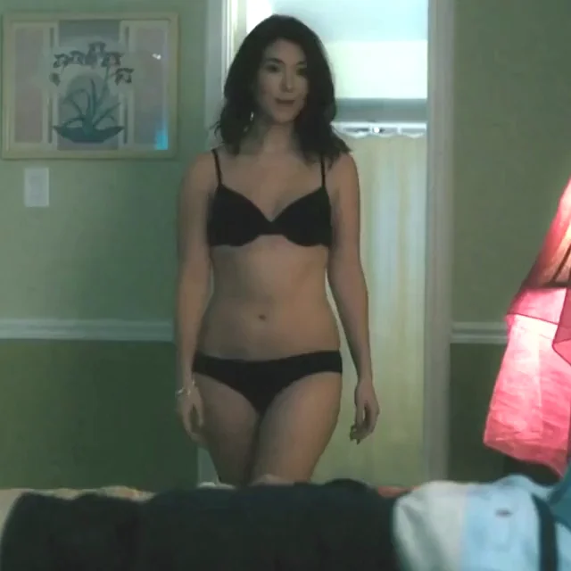 Jewel Staite in Sexy Lingerie ( with slow-motion) - How to Plan an Orgy in a Small Town (2015)