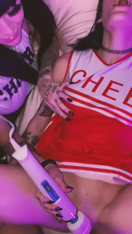 Me and my bestie cheering for cum u/gothjock216