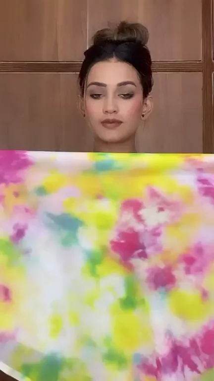 Thicc Indian Babe Teasing in Tie-Dye 💦🍑
