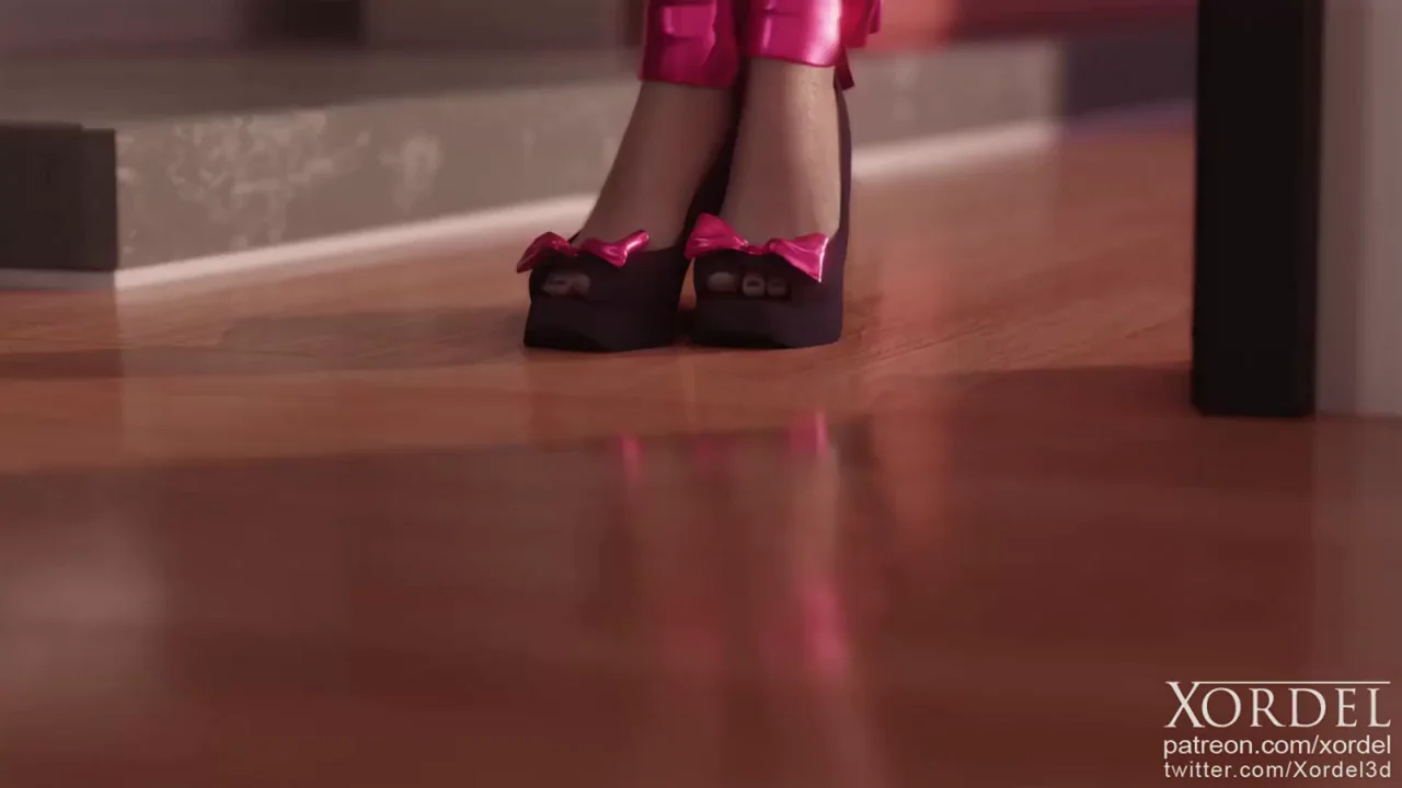 D.Va Gets Super Naughty in Pink Heels 😈🍑 (Xordel)