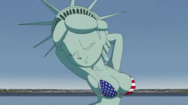 Yo Lady Liberty kinda thicc