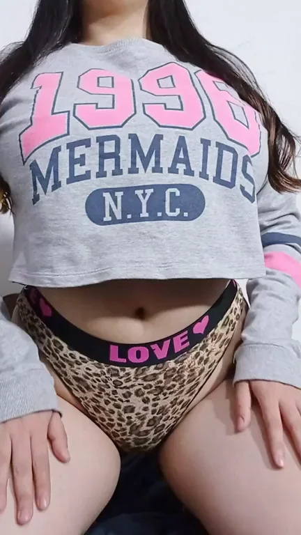Thick Asian Babe's Tits Bursting Out of Tiny Crop Top 😈💥