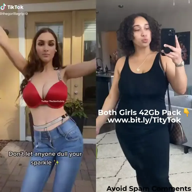TikThot Huge Tiddies Bounce & Grind 😍🍆💦