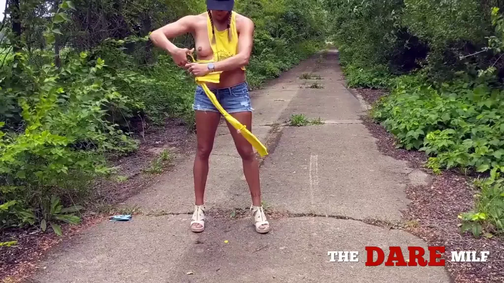 I destroyed my clothes and had to hike a few miles back to my car ?