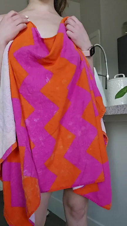 A sweet titty reveal to brighten your day [OC]