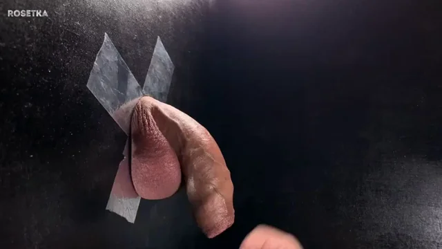 cumming twice at the gloryhole