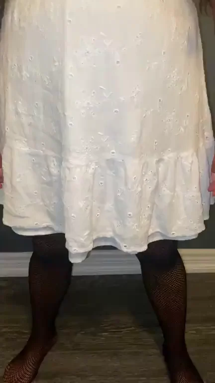 Sundress Slut: Panties Pushed Aside for Innocent Tease