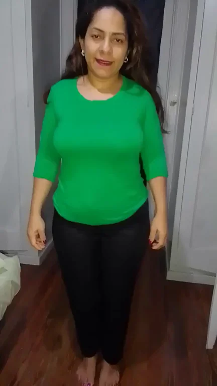 🌶️ Curvy MILF Tease in Tight Green Top - Wild Night Vibes! 🔥