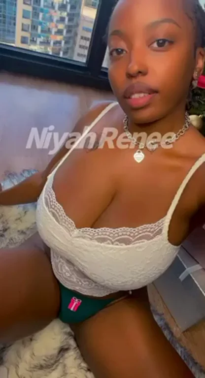 Niyah Renee Needs a Hand & Thick Cock in Her Thong 😈🍆💦