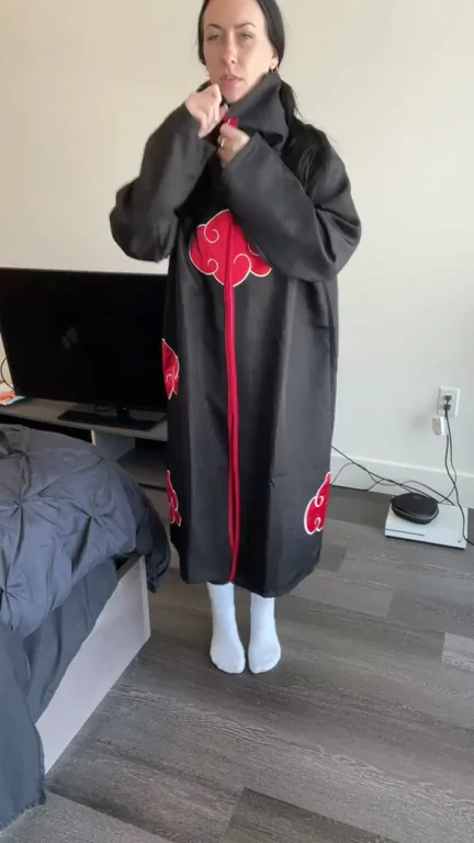 Did I Cosplay This Akatsuki Hoodie Right? 😈🔥