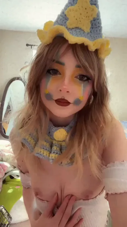 Afraid of This Naughty eClown's Tits? 😈🤡💦