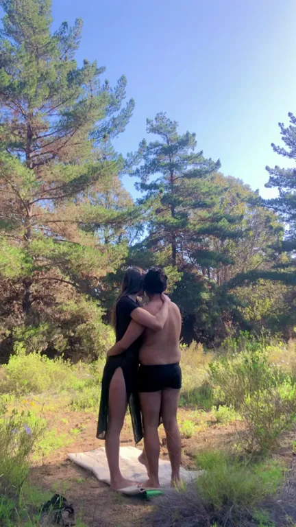 🌿 Getting Naked for Sacred Outdoor Fuck Ritual 💦