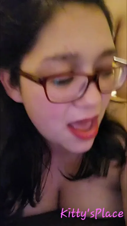 Glasses Slut Rolls Eyes Back in Ecstasy 😍👓🔥