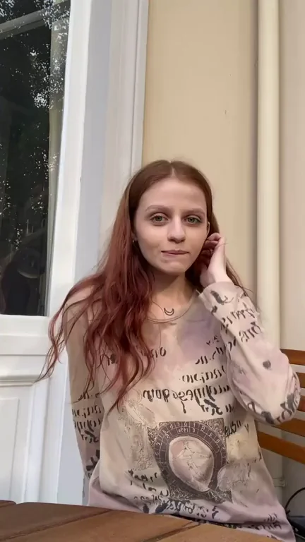 it's a good idea to sit in a cafe and flash your boobs to passers-by