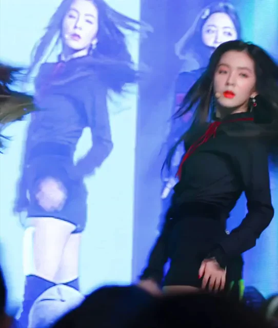 Irene from Red Velvet Teasing in Tight Outfits