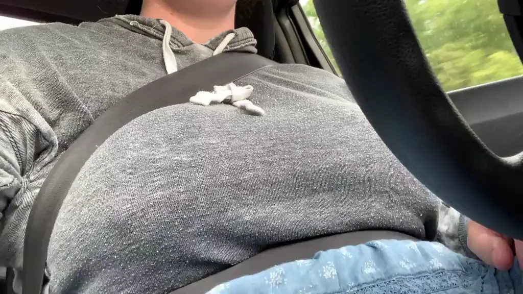 (reveal) flashing in the car on the way home ?