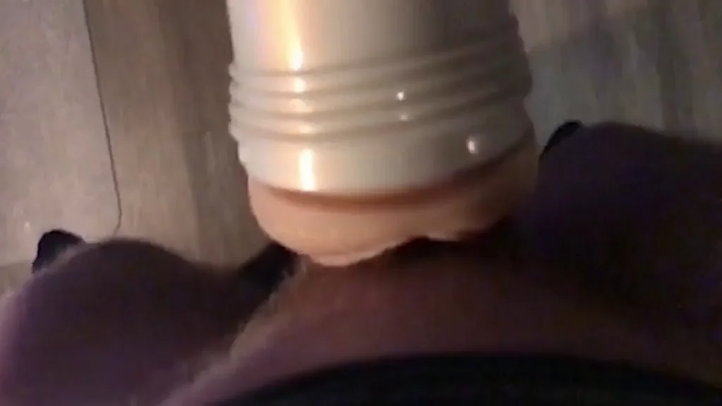 Thick Cum Dripping from My Stuffed Fleshlight 💦🍆😈