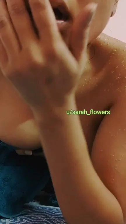 [F] Morning Shower, Erected Nipples??
