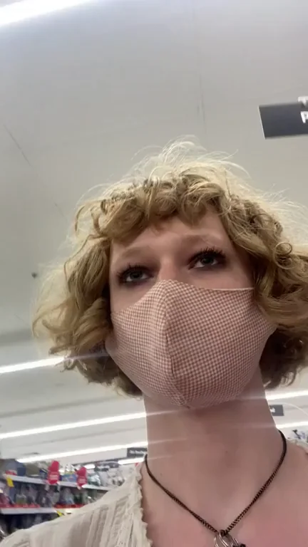 Caught Flashing My T-Girl Cock in Public lol ;3