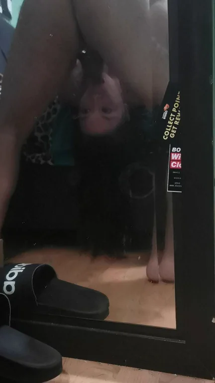 Upside-Down Throat Slut Sucks Cock Non-Stop All Night