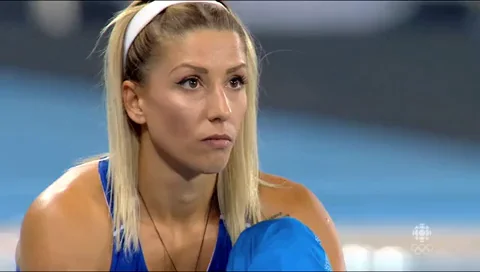 Paraskevi Papachristou smiling for the camera