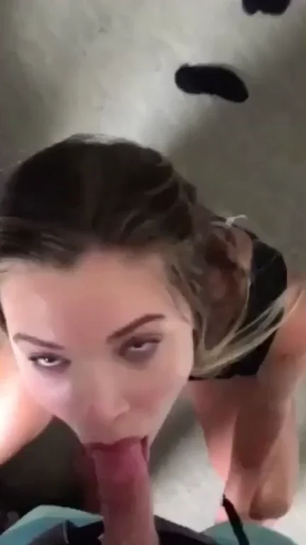 Changing Room Slut Sucks POV Cock