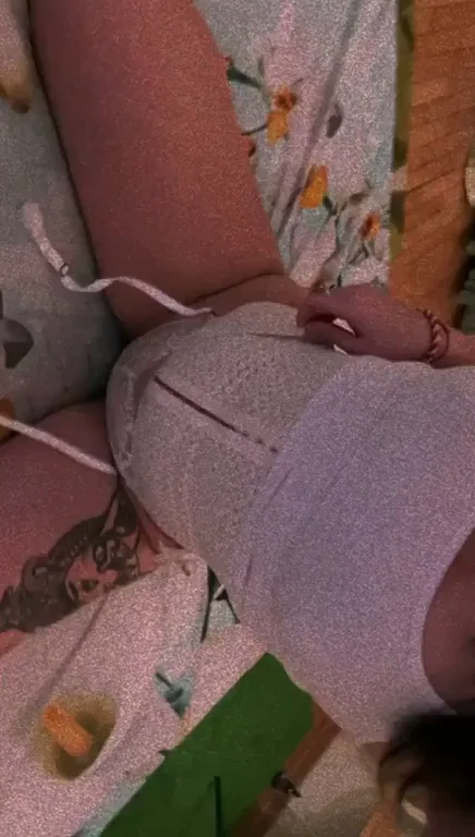 Brunette Glasses Slut Teases Her Tight Panties Up Close