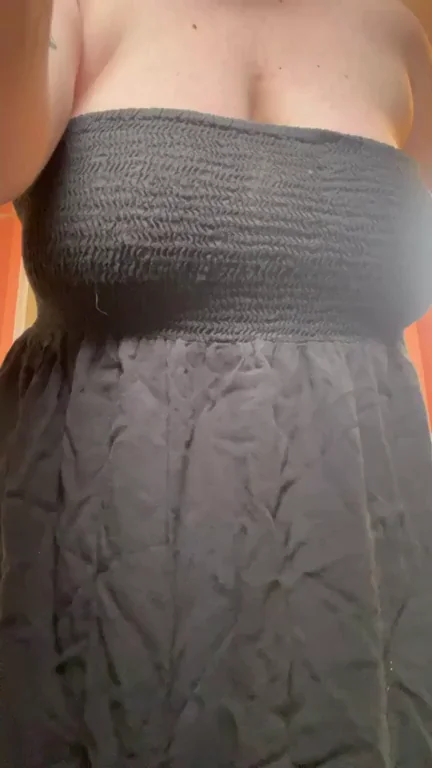 I could iron my dress, or I could just take it off for you